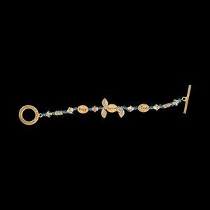 Tennis Bracelet - "Hope, Believe, Create"